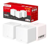 MERCUSYS AX1500 Whole Home Mesh WiFi 6 System, Coverage up to 6,000 ft² (550 m²), Connect up to 100 Devices, 1024-QAM, Full Gigabit Ports, Dual Band Wi-Fi, Easy App Control, Halo H60X (3-pack)