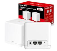 MERCUSYS Halo H30G(2-pack) Mesh Wi-Fi System, AC1300 Dual Band Whole Home WiFi booster, Coverage up to 2,800 ft², Connect over 100 Devices, Full Gigabit Ports wifi router, Easy App Control