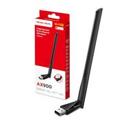 MERCUSYS MA60XHB AX900 2-IN-1 Bluetooth WiFi Dongle for PC, WiFi 6 Dual-Band BT 5.3 USB Adapter, High-Gain Adjustable Antenna, MU-MIMO, OFDMA, WPA3, Windows 11/10, Plug & Play