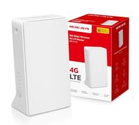 MERCUSYS MB110-4G N300 WiFi 4G Router, 4G Router with Sim Slot, Sim Card Router, TP-Link WiFi Router, Plug & Play, Ethernet Port, Superfast 4G LTE Speed, 4G External Antenna Ports, App Control