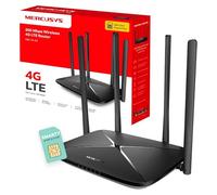 MERCUSYS MB115-4G 300 Mbps 4G Router With Sim Card, 4G/3G Compatible, Wireless LTE Cat 4 With WiFi Router Mode, SIM Slot, 4 External Antennas, Plug and Play, Connect up to 32 Devices, TP-Link