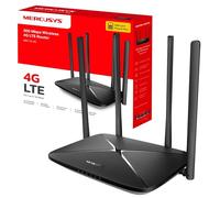 MERCUSYS MB115-4G 300 Mbps 4G Router With Sim Slot, 4G/3G Compatible, Wireless LTE Cat 4 With WiFi Router Mode, 4 External Antennas, Plug and Play, Connect up to 32 Devices, TP-Link Always-On Network