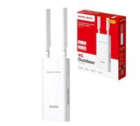 MERCUSYS MB118-4G WiFi Router with Outdoor Sim 4G CAT4 LTE N300Mbps, 2 Removable LTE Antennas, LAN Port, PoE/DC Power, Pole Mount, Wall and Window, SMS, APP, Plug&Play, IP65