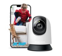 MERCUSYS MC210 Indoor Camera,2K 3MP,TP-Link Security Camera,Pet Camera,Baby Monitor,Smart Detection,Night Vision,Full Coverage,2 Way Audio,APP Control,Google Home/Alexa,No Monthly fee