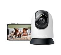 MERCUSYS MC210 Indoor Camera,2K 3MP,TP-Link Security Camera,Pet Camera,Baby Monitor,Smart Detection,Night Vision,Full Coverage,2 Way Audio,APP Control,Google Home/Alexa,No Monthly fee