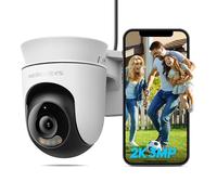 MERCUSYS MC510 2K 3MP Pan/Tilt Security Outdoor Camera, Smart Motion & Person Tracking, Color Night Vision, IP65 Weatherproof WiFi Camera, Two-Way Audio, Cloud/Local microSD Storage, No Monthly Fee