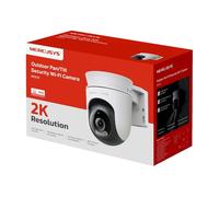 MERCUSYS MC510 360° 2K 3MP Outdoor WiFi Surveillance Camera Color Night Vision Person Detection and Motion Tracking IP65 Waterproof Audible Alarm Customizable