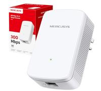 MERCUSYS ME10 N300Mbps WiFi Extender Booster, Easy One-Touch Setup, Internet Booster, Ethernet Port, EasyMesh, Access Point,WiFi Repeater,TP-Link WiFi Extender,App Control Easy Setup,UK Plug