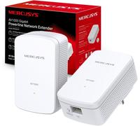 Mercusys MP500 KIT AV1000 Gigabit Powerline Adapter Kit HomePlug AV2 UK Plug