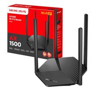 MERCUSYS MR60X WiFi Cable Router - AX 1500, Dual-band, Black