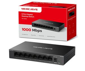 MERCUSYS MS108GS 8Port Gigabit Network Switch, Metal Ethernet Splitter