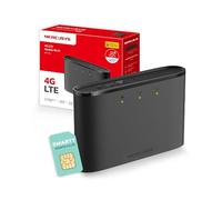 MERCUSYS MT110 Mifi with Free SIM card, 4G router, Travel Mobile Wifi Hotspot, Connects Up to 10 Devices, Rechargeable 2200mAh Battery for 10 hours, Portable Router with Sim Slot, Easy Management