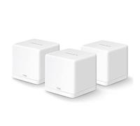 MERCUSYS WiFi Mesh Dual-Band AC1300Mbps, 2 Gigabit Ethernet Ports, Router Mode and Access Point, 3 Pieces with Coverage up to 320㎡, Mercusys Halo H30G(3-Pack)