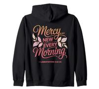 Mercy New Every Morning Lamentations 3:22-23 Zip Hoodie