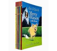 Mercy Watson Series 1-6 Books Collection Set By Kate DiCamillo(The Rescue, Goes for a Ride, Fights Crime, Princess in Disguise, Thinks Like a Pig & Something Wonky This Way Comes)
