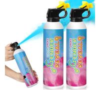 Merear Large Gender Reveal Fire Extinguisher 2 Packs, Gender Reveal Ideas, Baby Boy Reveal Party Ideas 100% Biodegragable for Gender Reveal Decorations (Blue)