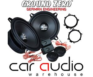 Merecedes Sprinter Ground Zero 280 W Pair 13cm Component Front Door Car Speakers
