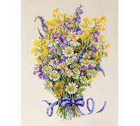 Merejka Counted Cross Stitch Kit, Cotton, Multicoloured, 21x29 cm