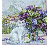 Merejka Counted Cross Stitch Kit, Cotton, Multicoloured, 28x28,5 cm