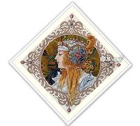 Merejka Counted Cross Stitch Kit, Cotton, Multicoloured, 34,5x34,5 cm