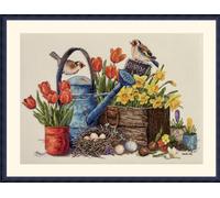 Merejka Counted Cross Stitch Kit Spring Garden