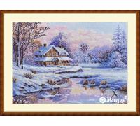Merejka Counted Cross Stitch Kit The First Snow