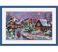 Merejka Cross Stitch Kit, Cotton, Multicolored, 30x20 cm