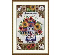 Merejka "Home is Where The cat is Cross Stitch kit