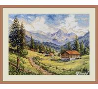 Merejka The Chamonix Valley Cross Stitch kit