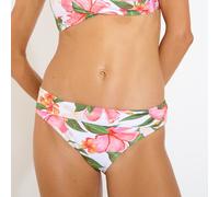 Merenda Tahiti Bikini Bottoms White With Print