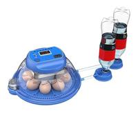Merendetee 26-52 Eggs Automatic Incubator | Upgrade Automatic Water Adding |360 Degree View | incubators for Hatching Eggs |Without Installation Use (8-BLUE1)