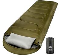 MEREZA Sleeping Bags XL for Mens Large Wide Sleeping Bag for Camping Big and Tall Sleeping Bags for Women Adults Warm with Compression Sack Cold Weather & Warm