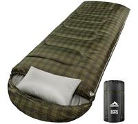 MEREZA Sleeping Bags XL for Mens Large Wide Sleeping Bag for Camping Big and Tall Sleeping Bags for Women Adults Warm with Compression Sack Cold Weather & Warm