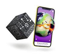 Merge Cube STEM Toy - Hold Digital Science Experiments in Your Hand! 1000+ 3D Objects & 100+ Interactive Simulations with Augmented Reality - Fun Learning Gift for Kids