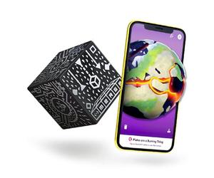 Merge Cube STEM Toy - Hold Digital Science Experiments in Your Hand! 1000+ 3D Objects & 100+ Interactive Simulations with Augmented Reality - Fun Learning Gift for Kids