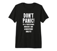 Mergers and Acquisitions Analyst Premium T-Shirt