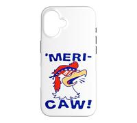 MERI CAW! Bald Eagle Red White Blue Case for iPhone 16