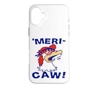 MERI CAW! Bald Eagle Red White Blue Case for iPhone 16 Plus