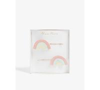 Meri Girls Kids Glitter Rainbow Hair Clips