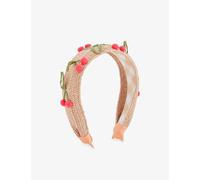 Meri Girlskids Cherry-embellished Raffia Hairband 1size