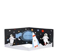 Meri Meri 3D Space Scene Birthday Card (Pack of 1)