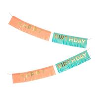 Meri Meri Birthday Fringe Garland Card (Pack of 1)