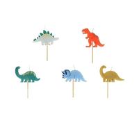 Meri Meri Dinosaur Candles (Pack of 5)