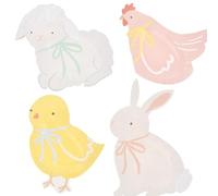 Meri Meri Easter Bunny Plates (Pack of 8), Disposable Paper Plates for Party, Easter Party Decorations