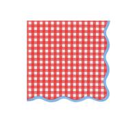 Meri Meri Easter Napkins (Pack of 16), Square Disposable Paper Napkins, Thick & Absorbent 3-Ply Paper, Easter Decorations, Scalloped Edge, Kids & Adults