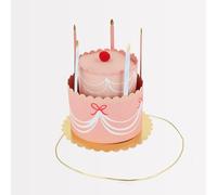 Meri Meri Fancy Cake Party Hats (Pack of 8), Paper Birthday Party Hats, Great For Photo Booths & Party Tables, Easy To Assemble, Ages 3+, 4.875" x 5" x 4.875"