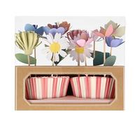 Meri Meri Flower Garden Cupcake Kit (Pack of 12)