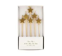 Meri Meri Gold Star Candles (Pack of 6)