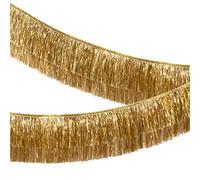Meri Meri Gold Tinsel Fringe Garland (Pack of 1)