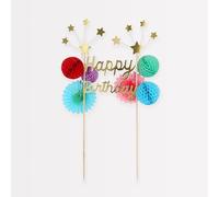 Meri Meri Happy Birthday Cake Topper (Pack of 1)